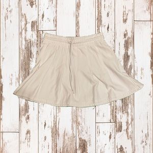 Drawstring mini skirt